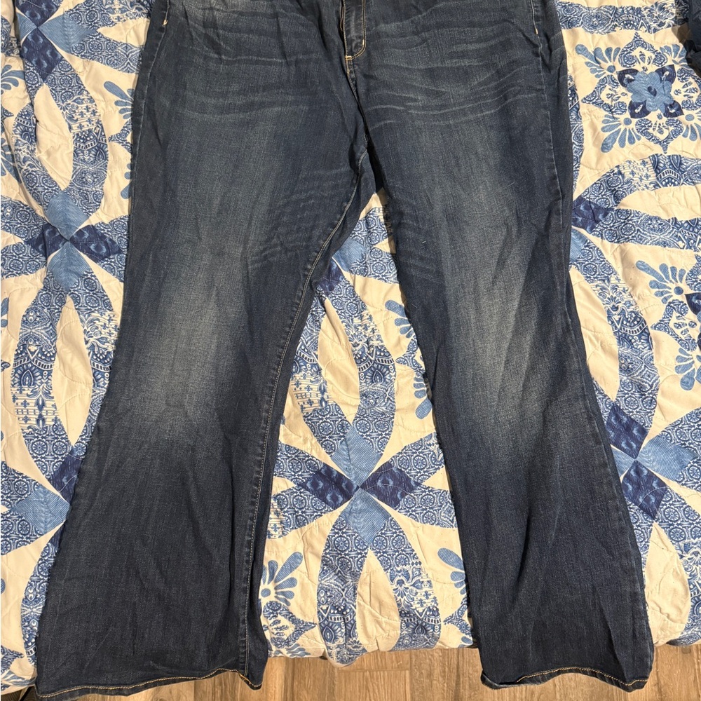 Arizona Jean Company Women's Boot Cut Jeans - Dark Blue
